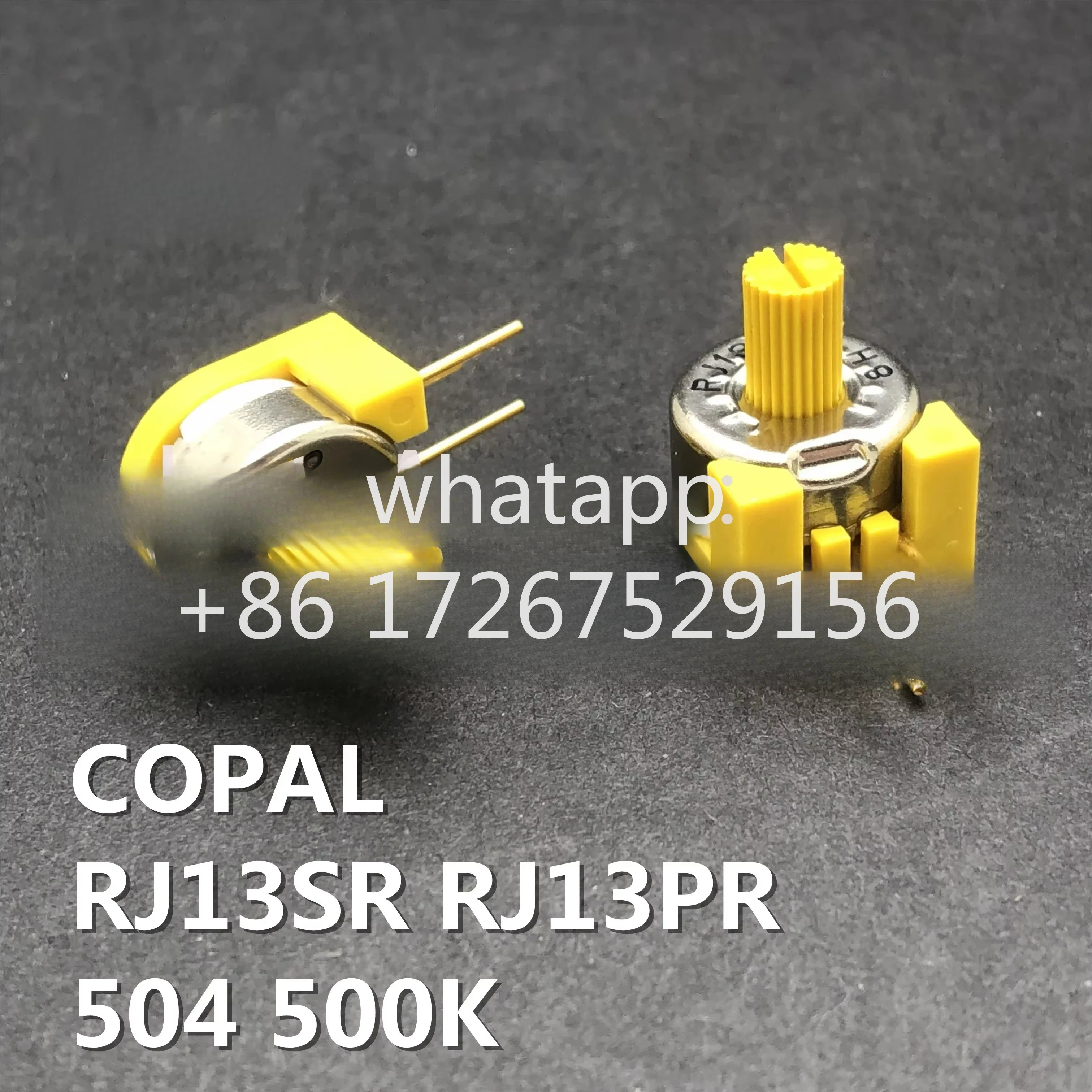 일본 COPAL 정밀 단일 전위차계 RJ13 504 RJ-13PR 500K RJ-13SR RJ13SR 스위치