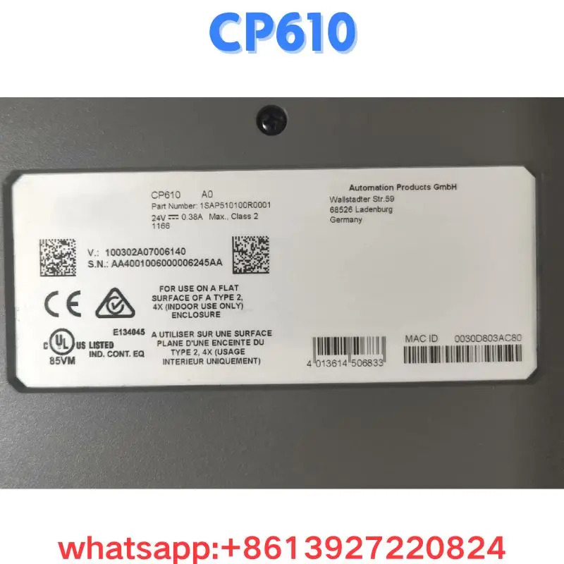 리퍼 터치패널 CP610 1SAP 510100 R0001 OK