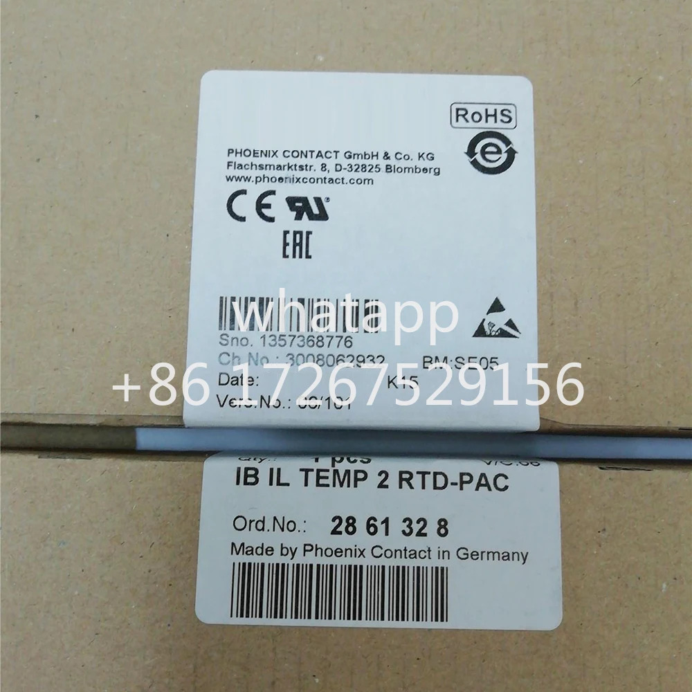 아날로그 모듈 IB IL TEMP 2 RTD-PAC 2861328  피닉스를 위해