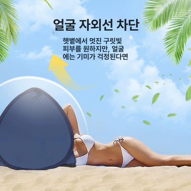1인용 원터치텐트 팝업 캠핑 경량 원터치자동텐트 비박텐트 간편설치 낚시텐트 차박 - 상세 이미지 4