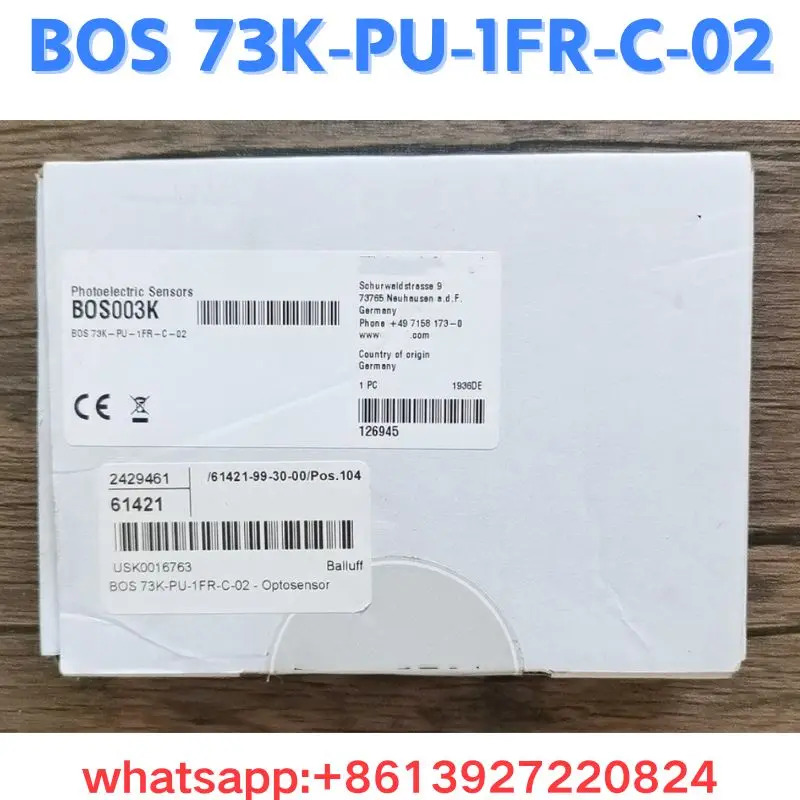 광섬유 증폭기 BOS003K BOS 73K-PU-1FR-C-02 원본