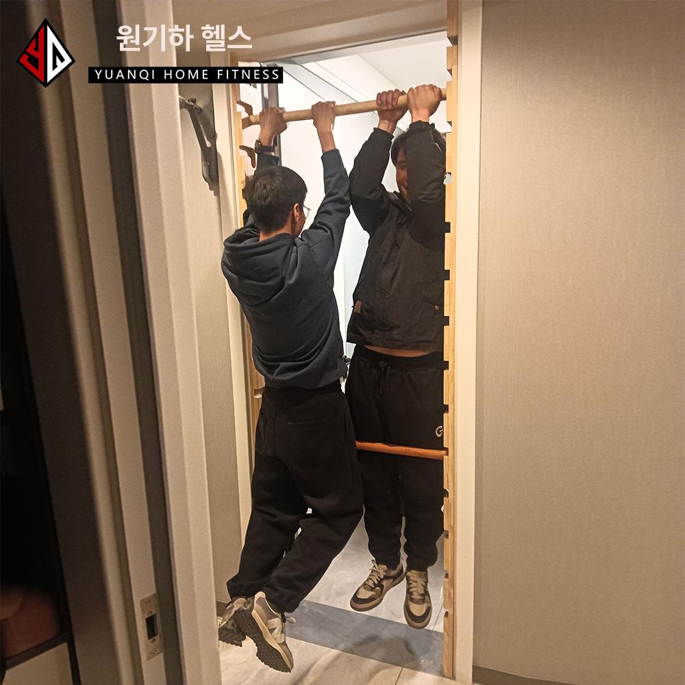 무타공 운동기구 원목 가정용 철봉 홈짐 실내 문틀 푸쉬업바 경사대 프레임 필라테스 - 상세 이미지 2