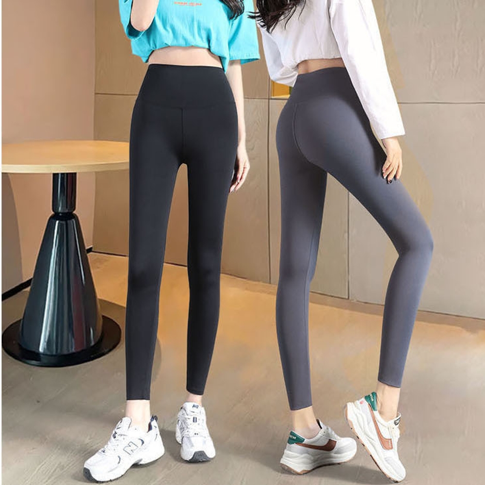 J2K 여성 슬림핏 9부 레깅스 요가 필라테스 러닝 스포츠 레깅스 - 상품 이미지