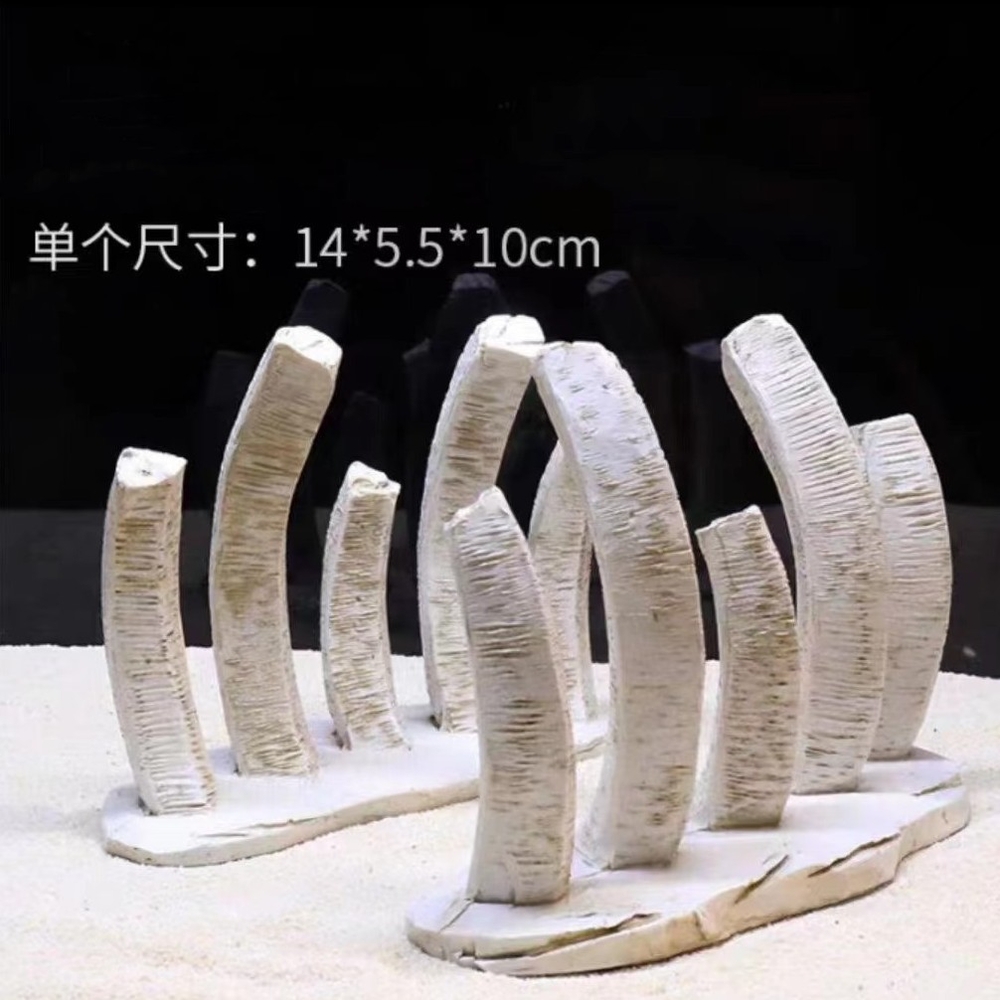 어항 수족관 조경 소품 용뼈 공룡 장식 수조 꾸미기 용품 소형 티라노사우루스 화석 이미지 8