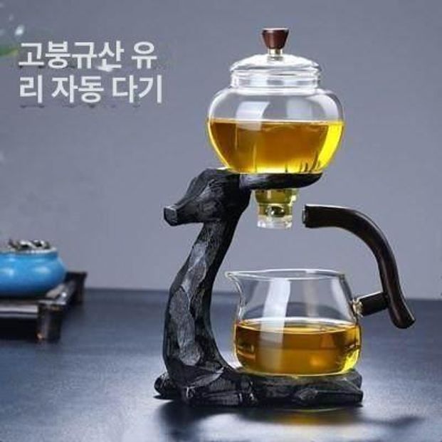 유리자석티팟 자석티포트 티팟 유리 다기 내열 세트 차포트 자석 흡착 - 상세 이미지 2
