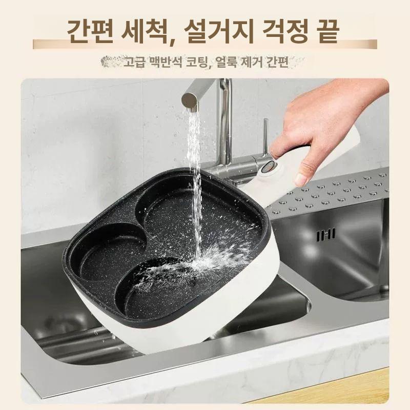 계란틀 후라이팬 에그팬 계란후라이 토스트팬 식당 그릴 조리기 후라이기계 호텔 - 상세 이미지 4