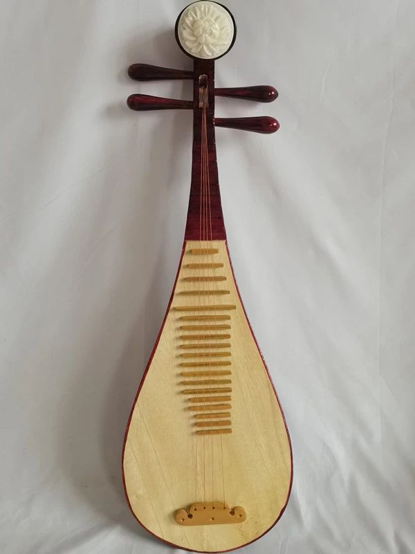 중국 전통 비파악기 현악기 공연 기타 초보 인테리어 인조레드우드 어린이 65cm - 상품 이미지