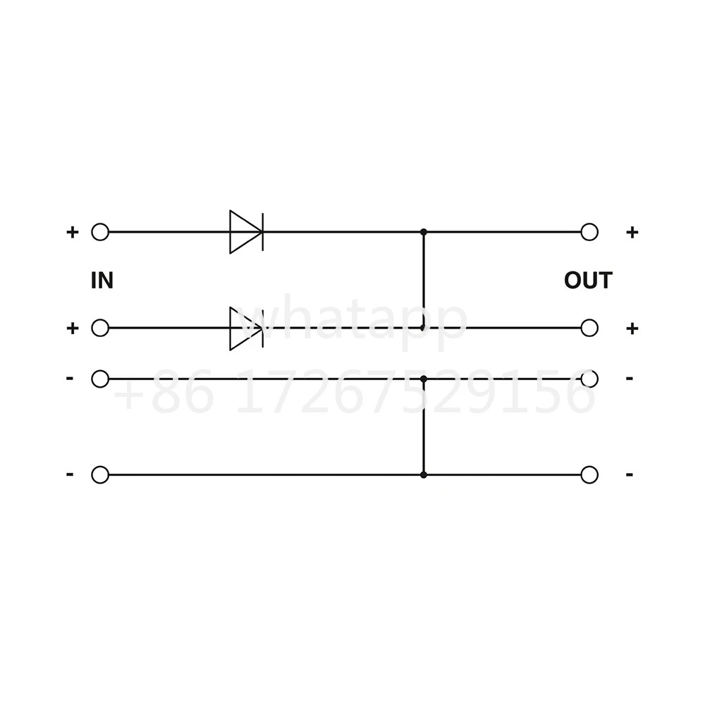 피닉스를 위해 230 QUINT DIODE 다이오드 모듈 QUINT-DIODE/48DC/2X20/1X40-