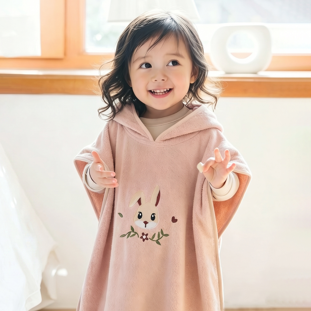 유아 타올 아동 비치 키즈 주니어 여아 남아 초등 학생 목욕 샤워 수건 물놀이 가운 - 상세 이미지 2