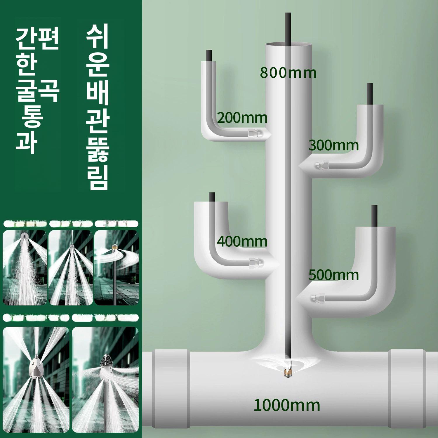 휴대용 세차건 분사기 고압세척건 분무기 워터건 자동차 펌프 고압세척기 도구 초강력 - 상세 이미지 4