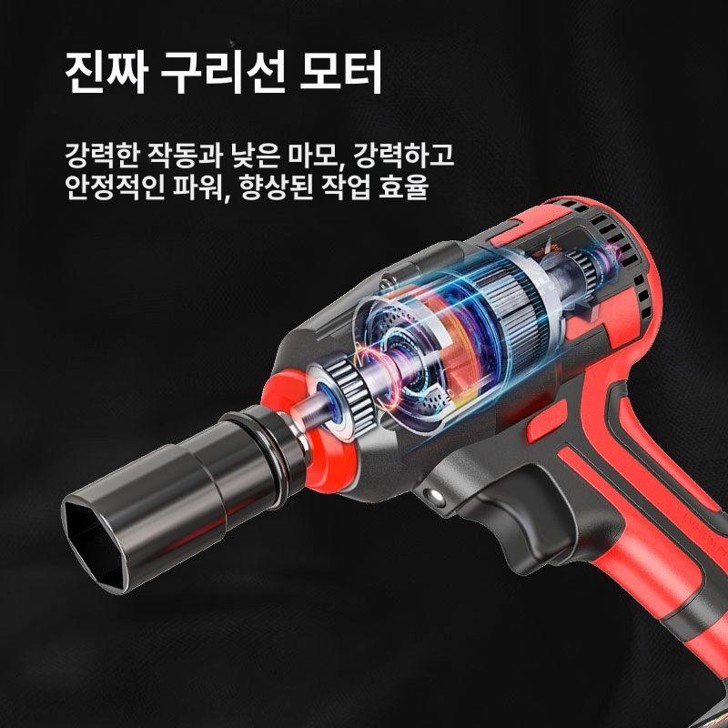 충전식 렌치 라쳇 드라이버 고토크 직각 본체만 수리 임팩드릴 정비용 - 상세 이미지 3