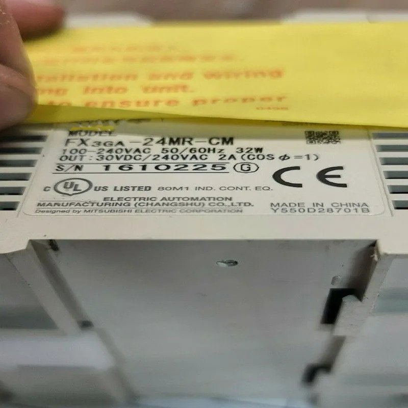 PLC 모듈 FX3GA-24MR-CM 상태