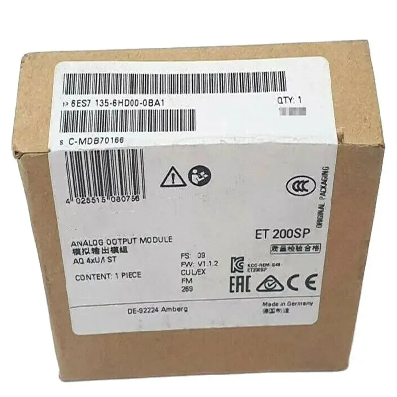 PLC 모듈 6ES7135-6HD00-0BA1 원본
