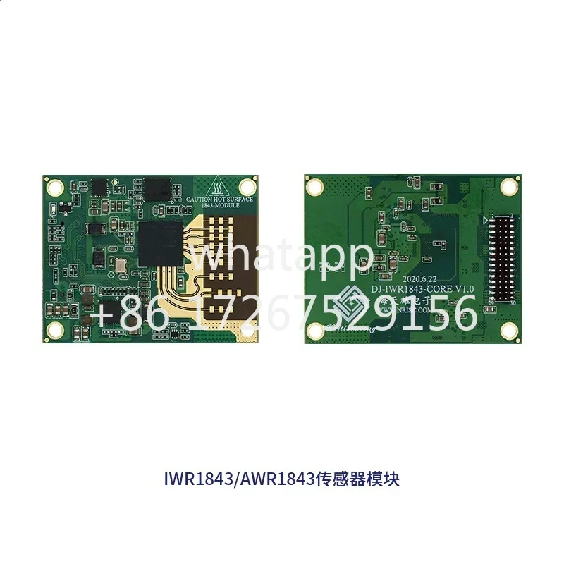IWR1843 AWR1843 밀리미터파 레이더 모듈 코어 보드 79GHz 감지 범위 지정