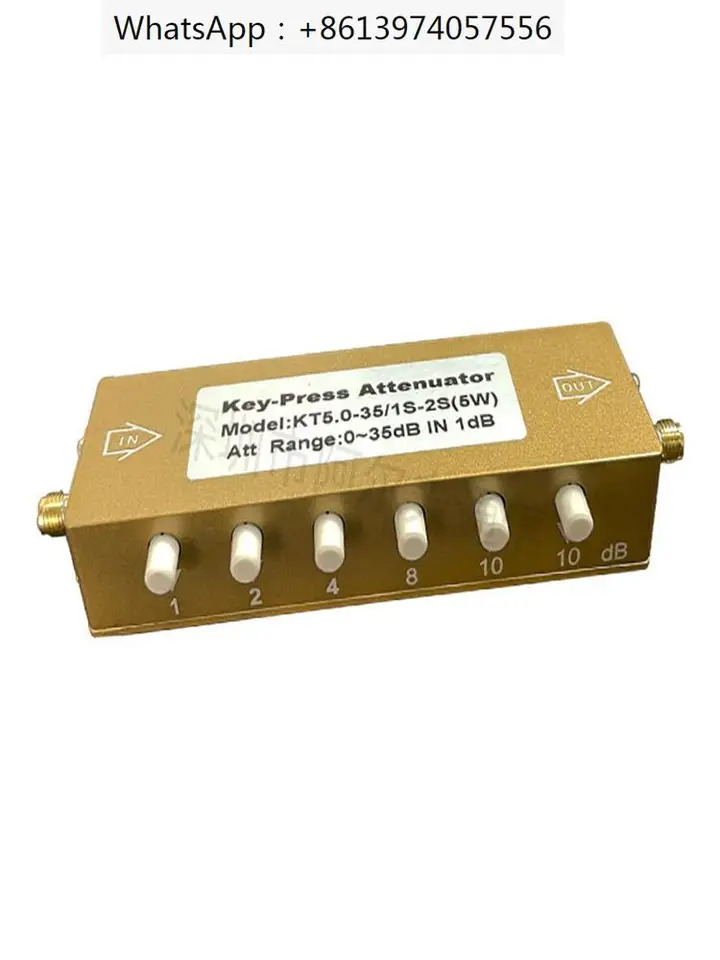 조절식 RF 감쇠기 SMA 1dB 스텝퍼 SMA0-35dB 5G