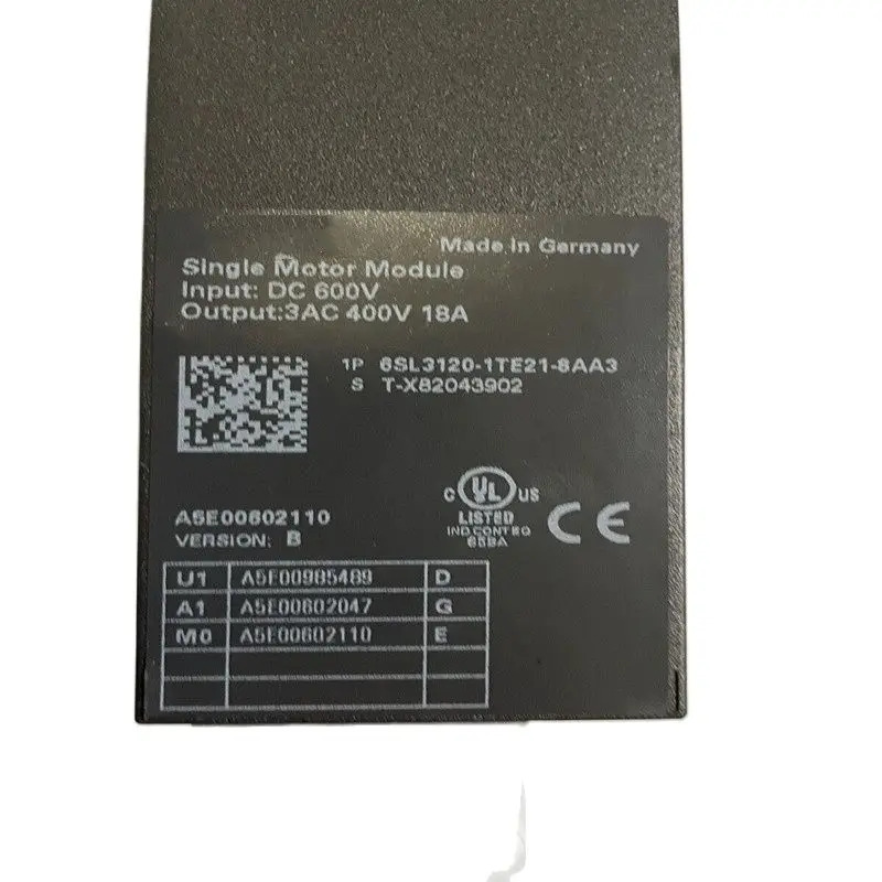 서보 드라이브 6SL3120-1TE21-8AA3상태