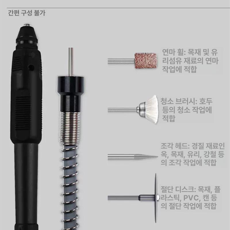 다기능 샌딩기 연마기 샌더기 연삭기 그라인딩 휠 탁상형 목공용 목재 벨트샌더 - 상세 이미지 4