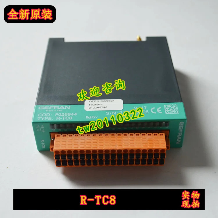 물리적 R-TC8 F026944 이탈리아 GEFRAN PLC 컴퓨터 모듈 교섭용