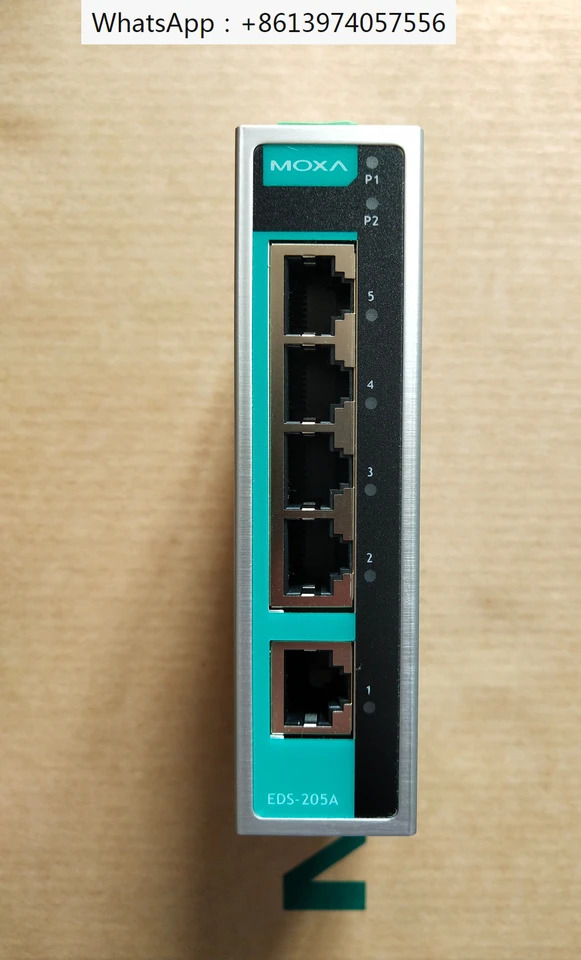 오리지널 EDS-205A 5 포트 모사 산업스위치 신