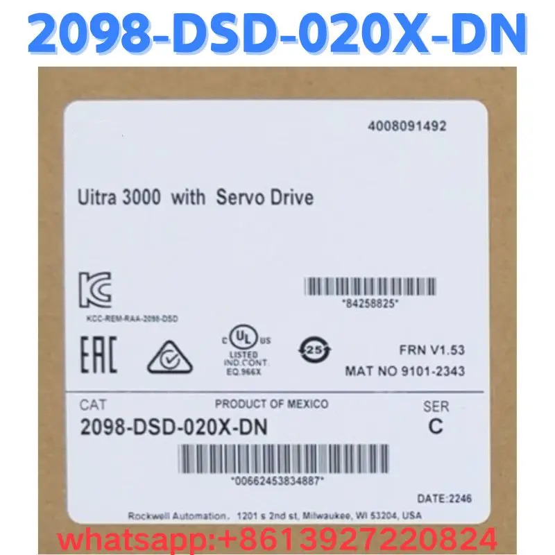 새 드라이브 2098-DSD-020X-DN