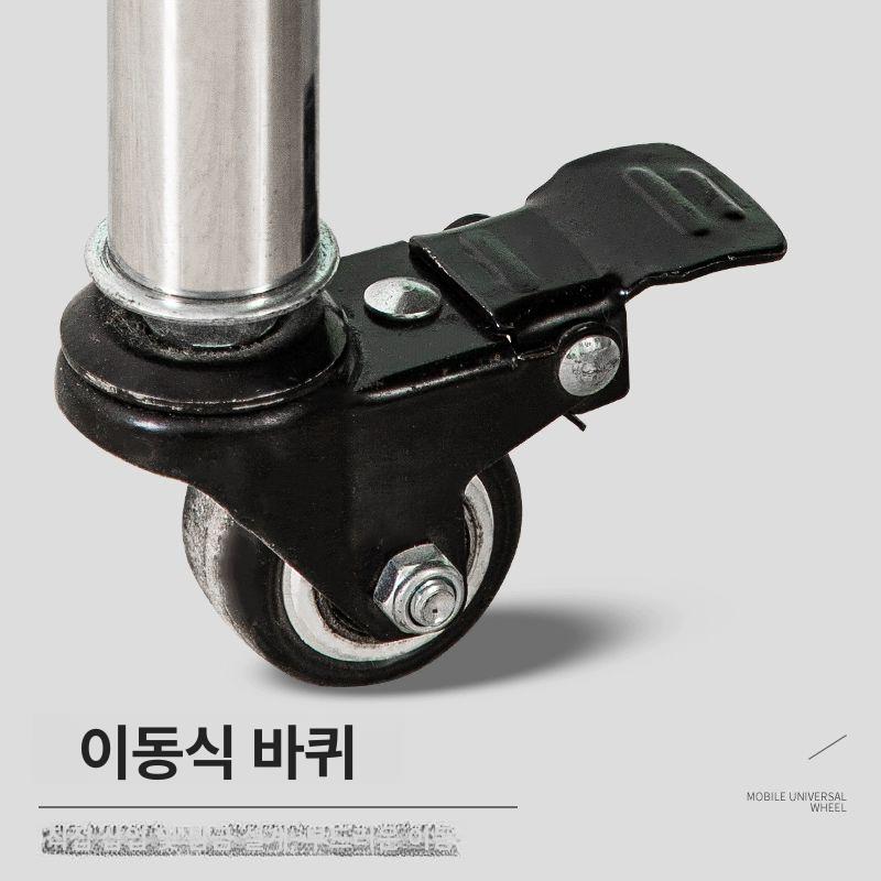 화장실 걸이대 행거 접착식 욕실 청소도구걸이 보관함 밀대 벽붙착 봉걸이 고리 - 상세 이미지 4