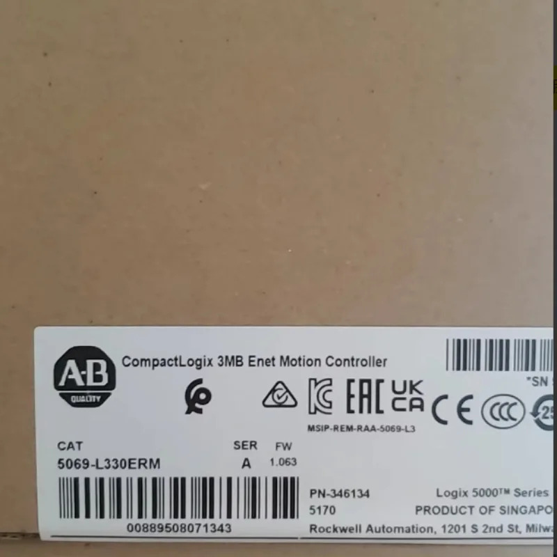 5069-L330ERM Rockwell ABCompactLogix5380 컨트롤러 5069L330ERM