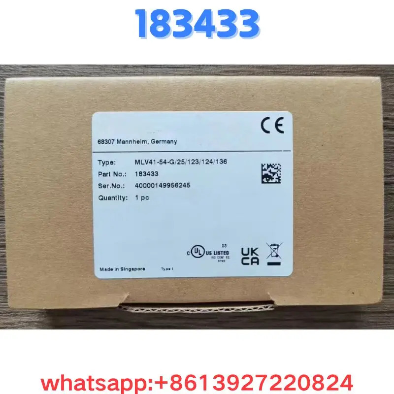 센서 MLV41-54/G/25/123/124/136 183433 원본