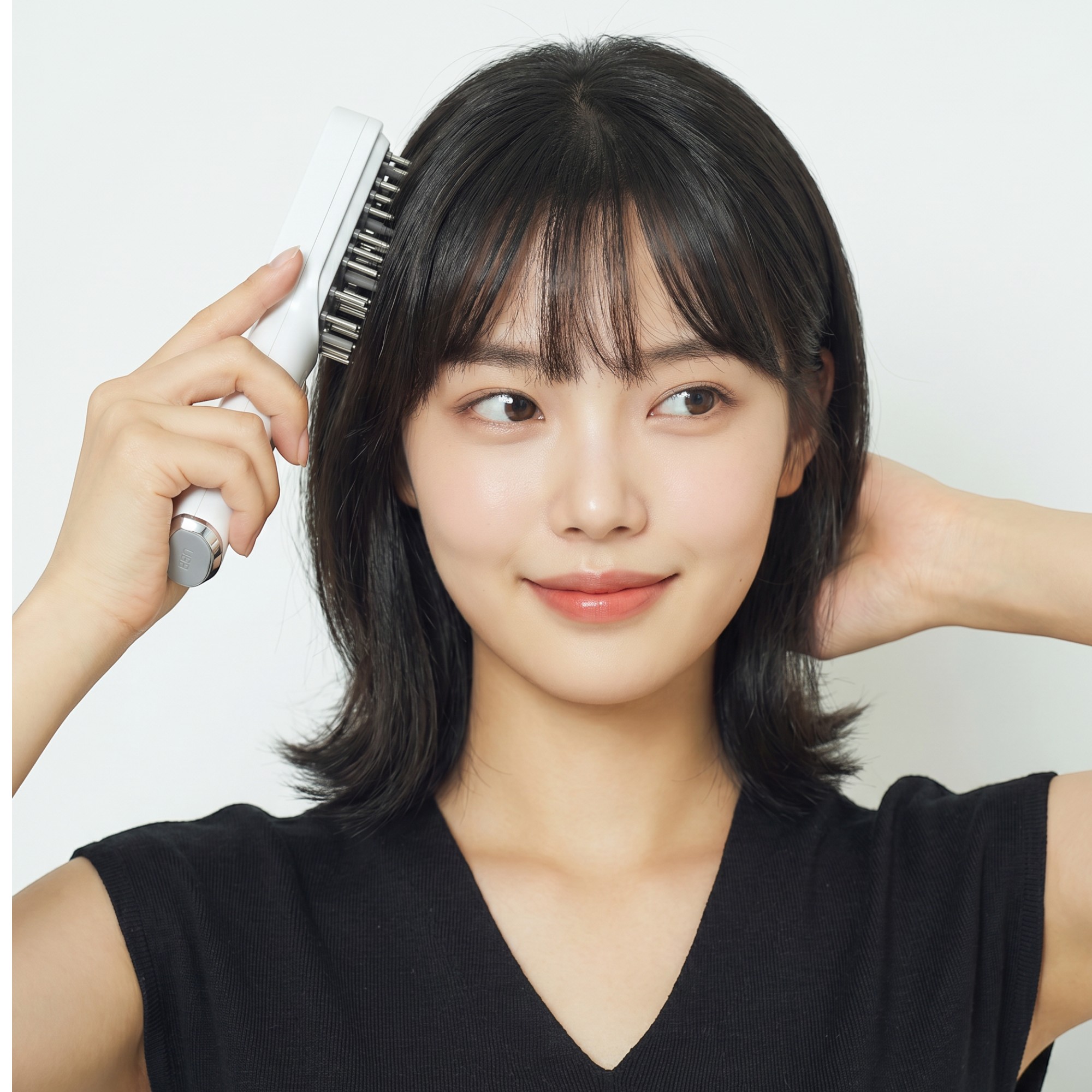 펄케어 헤어 갈바닉 모발 케어 두피 마사지기 탈모 관리 헤어 앰플 탈모 용액 도포기 이미지 8