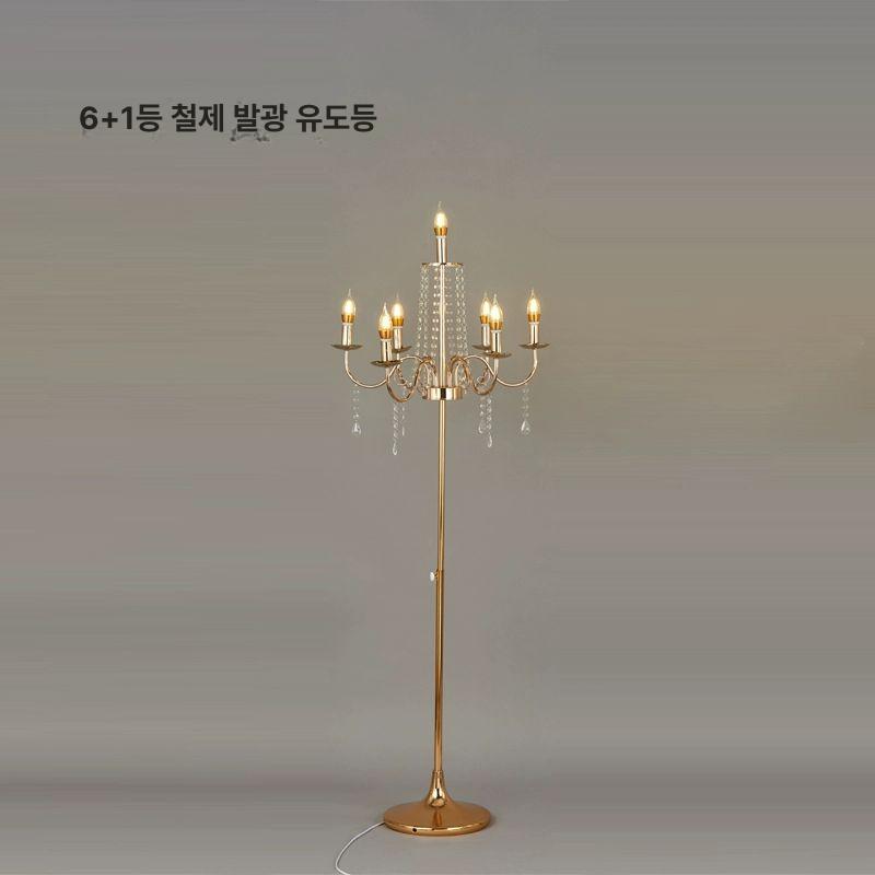 웨딩 단스탠드 램프 장식 무드등 아크릴 엔틱 스탠드조명 독서등 심플 거실 북유럽 - 상세 이미지 4