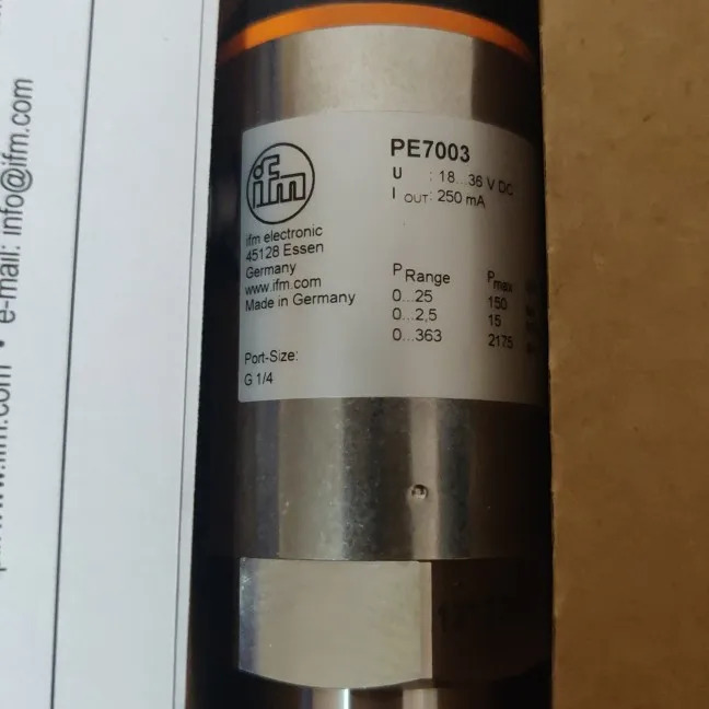 Yifu 게이트 IFM 압력센서 PE7003