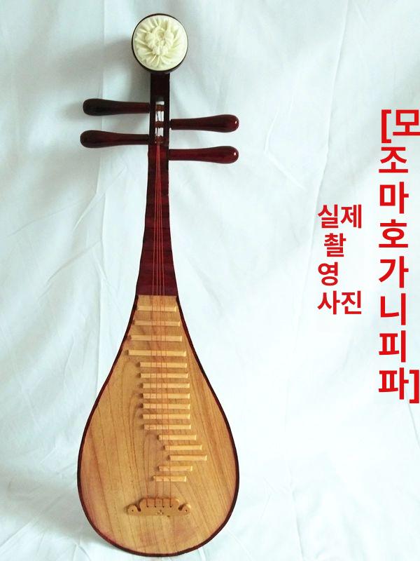 중국 전통 비파악기 현악기 공연 기타 초보 인테리어 인조레드우드 어린이 65cm - 상세 이미지 3