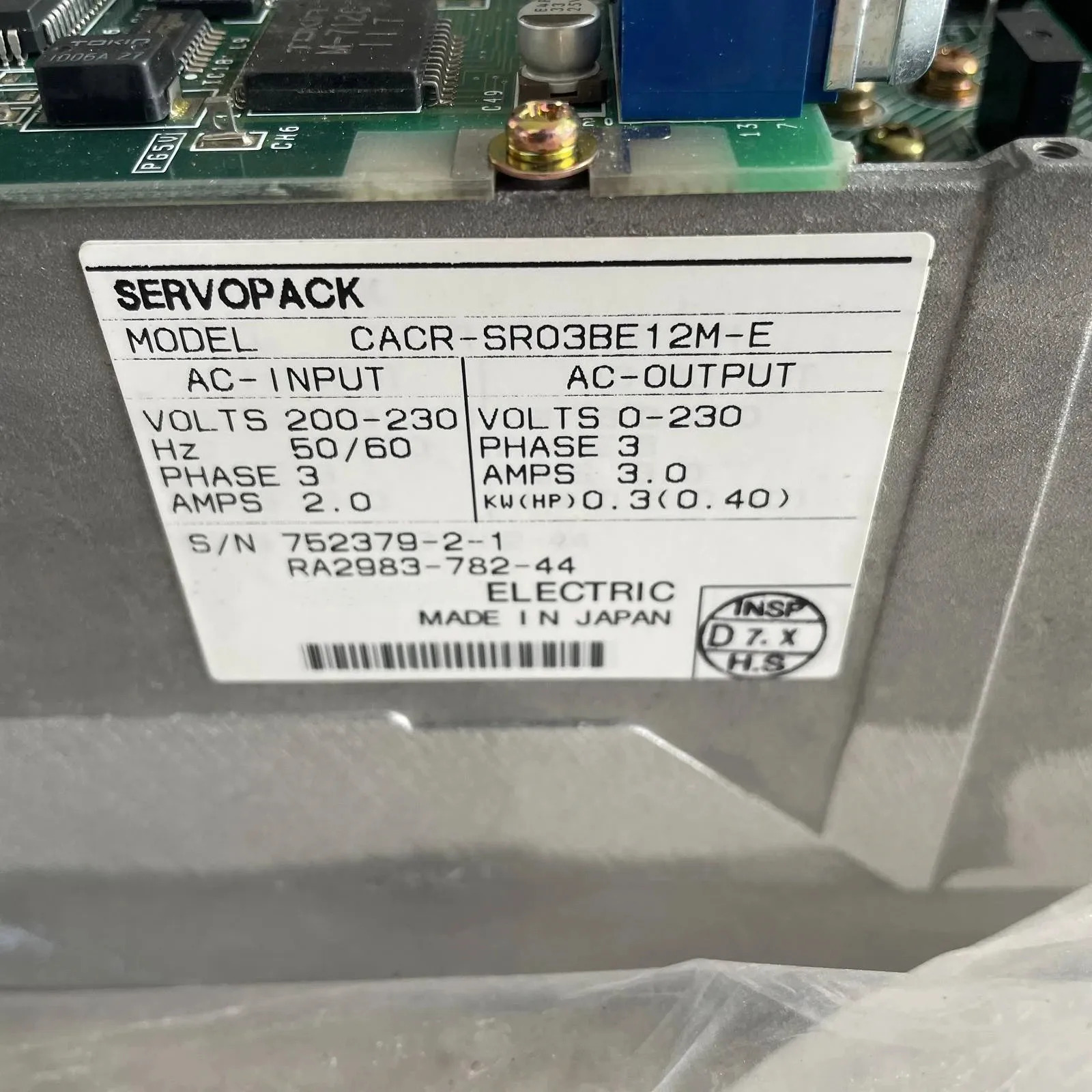 서보 드라이브 CACR-SR03BE12M-E 주세요
