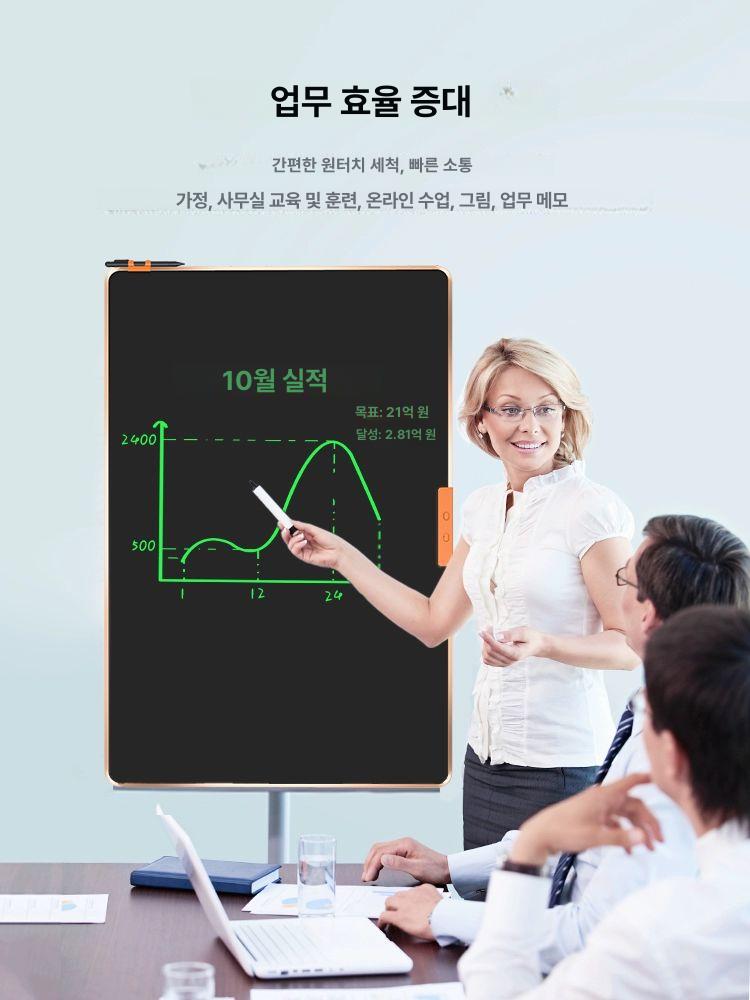 대형 게시판 모니터 광고용 사이니지 디스플레이 스크린 스탠드 메뉴판 전자배너 - 상세 이미지 3