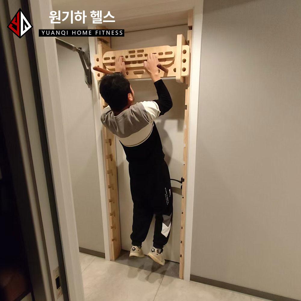 무타공 운동기구 원목 가정용 철봉 홈짐 실내 문틀 푸쉬업바 경사대 프레임 필라테스 - 상세 이미지 4