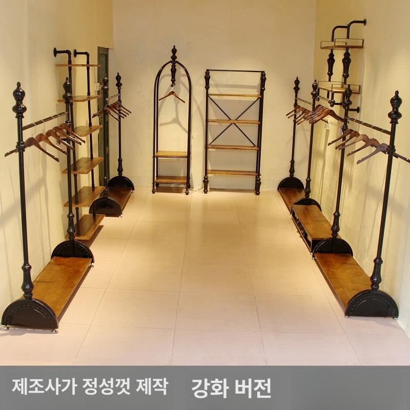 빈티지 우드 옷걸이 행거 거실 인테리어 모자 걸이 고급 원목 앤틱 벽걸이 수납 코트 행거 - 상세 이미지 2