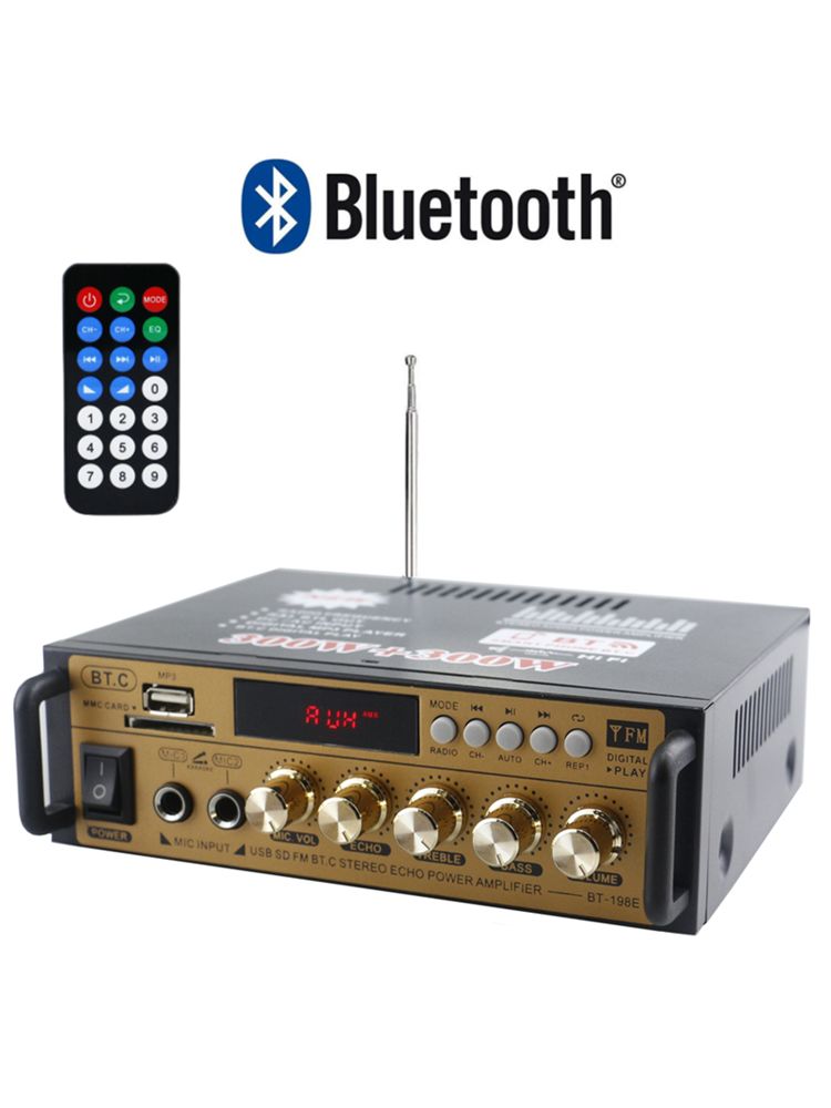 고음질 차량용앰프 블루투스 자동차 오디오 야외 사운드 보호 채널 엠프 증폭기 - 상세 이미지 2