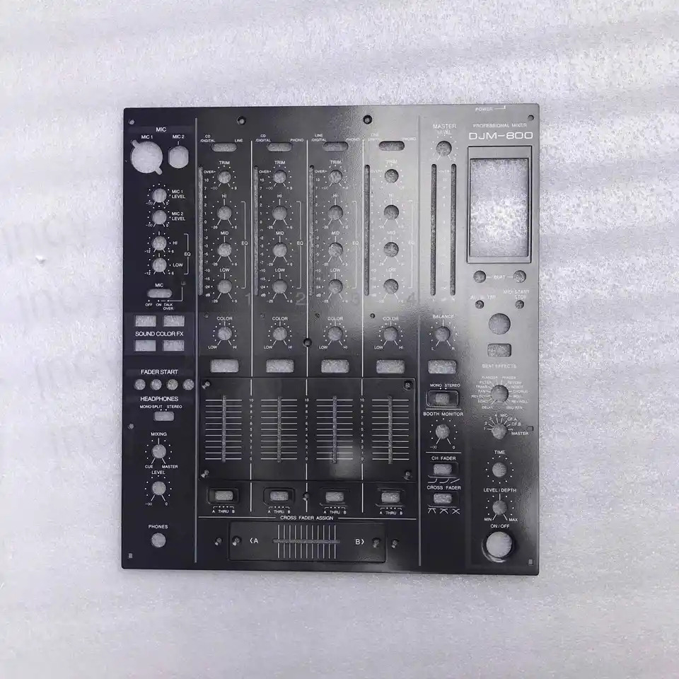 FORPioneer 페이스플레이트 페이더 패널 DJM800 DJM-800 DNB1144 DAH2427 DAH2426