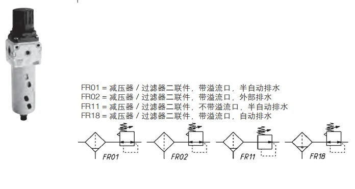 KanGM호환aosheng CAMOZI MC202-D00 감압기 필터 MC104-D00 MC238-D00