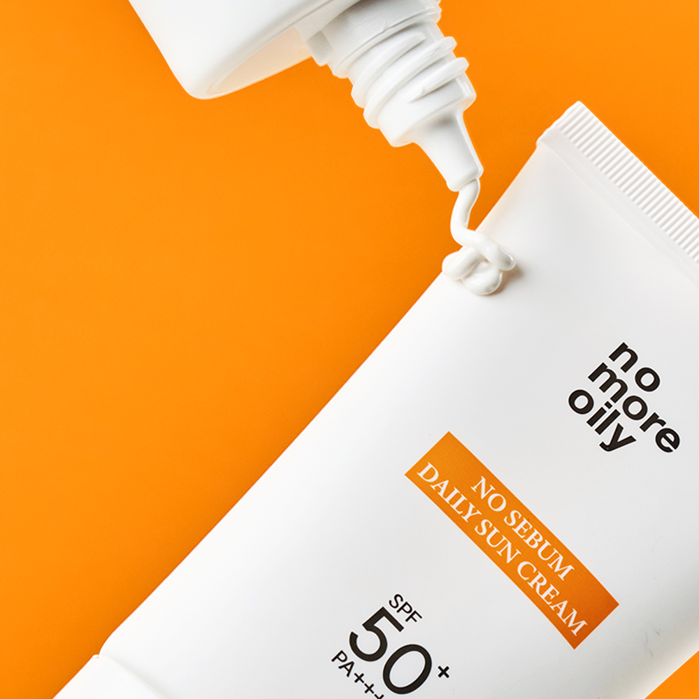 노모어오일리 무기자차 톤업 지성 노세범 선크림 SPF50+PA++++ 50ml, 1개 - 상세 이미지 2