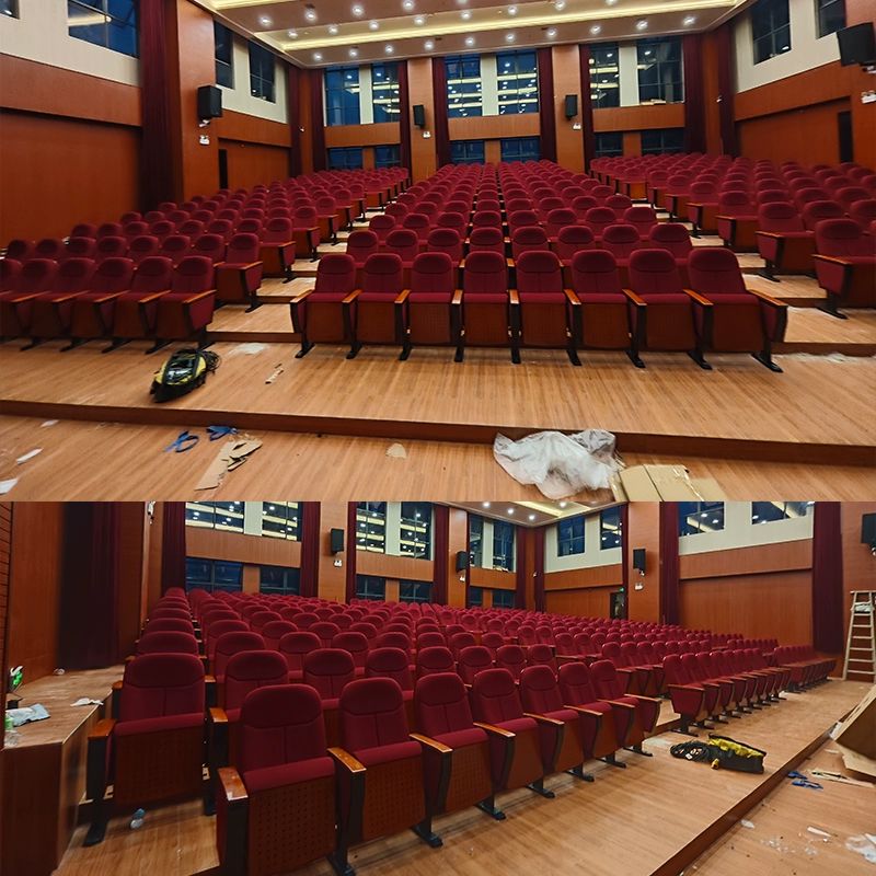 체어 극장의자 관람석 공연장의자 강의장 좌석 대강당 교회 콘서트홀 객석 등받이 - 상세 이미지 5
