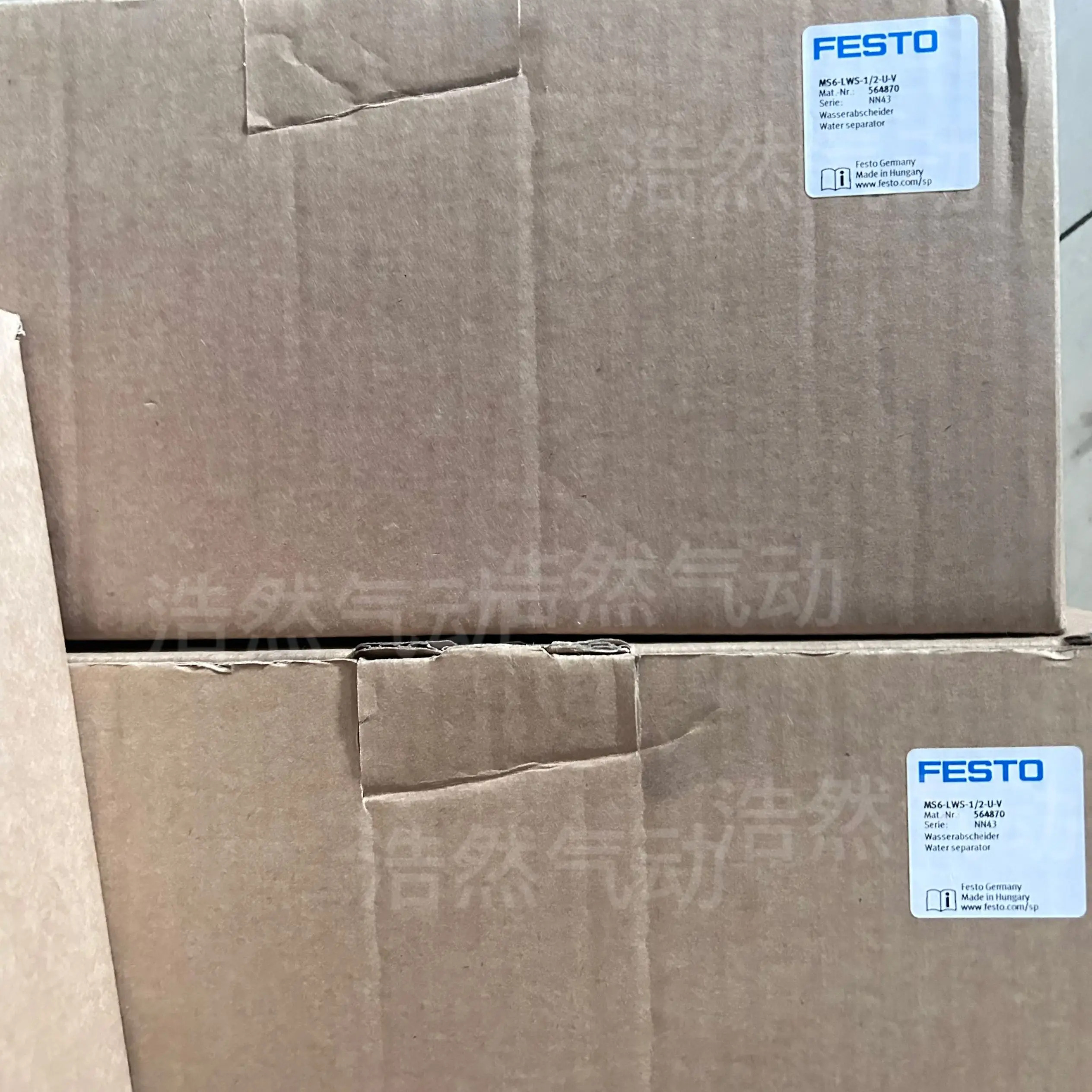 Festo 물 분리기 에어원 필터 컵 MS6-LWS-1 2-U-V 564870 포장