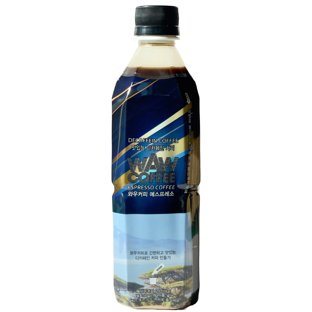 와우 커피 디카페인 고농도 에스프레소 임산부 커피 원액 455g - 상품 이미지