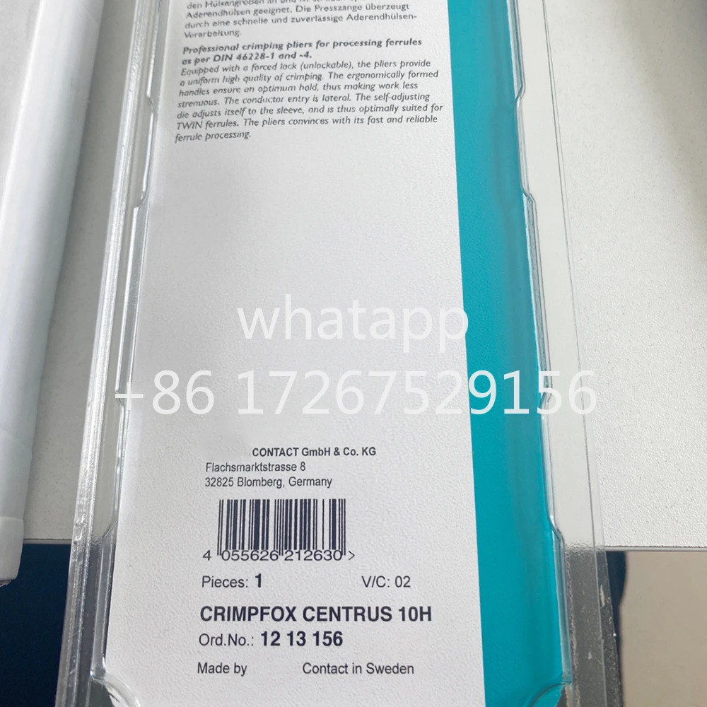 압착 펜치 CRIMPFOX CENTRUS 10H 1213156  피닉스를 위해