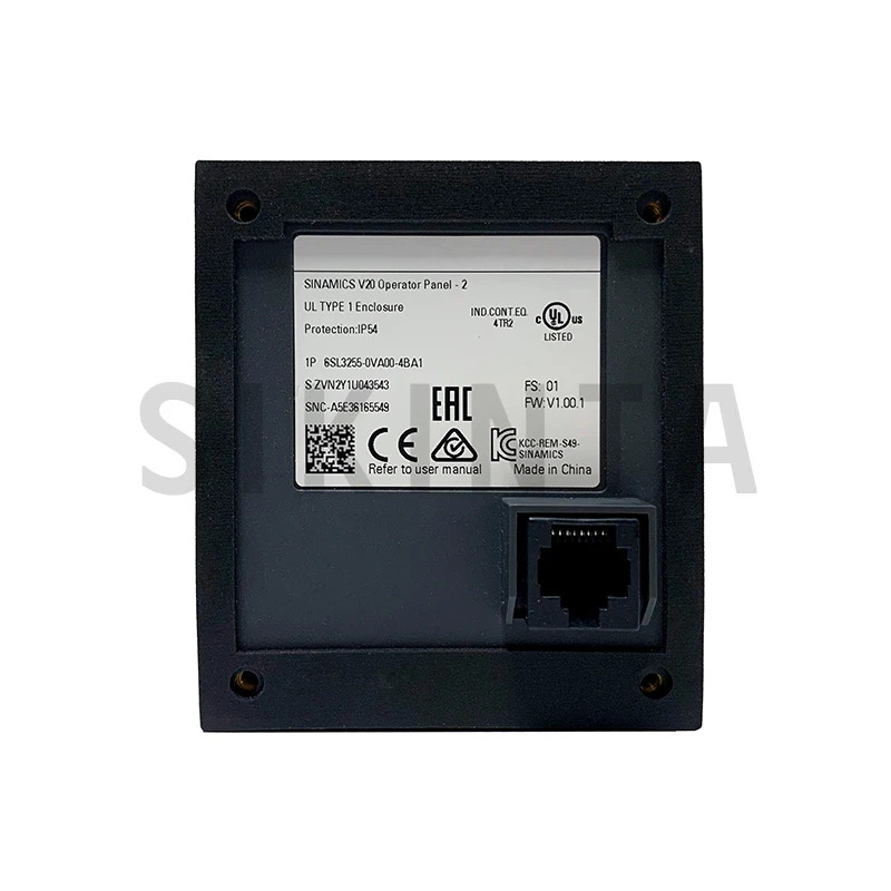 SINCS V20 오퍼레이터 패널 6SL3255-0VA00-4BA1