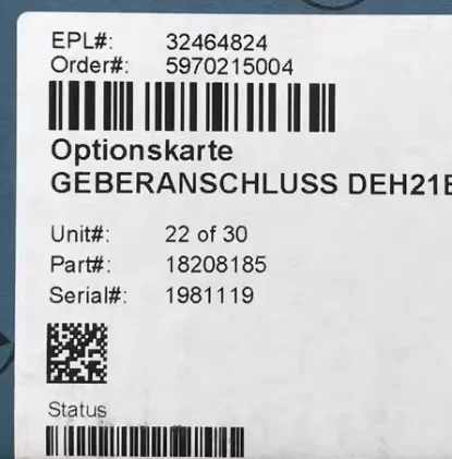 DEH21B 18208185 FSC11B 18207162 OG73UN1024 WL9L-3P2432 AFPX-C60P 1078157