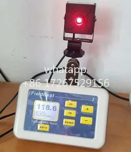 La-s-er 파워 미터 전체 파장 고정밀 0.1mW-2W 범위 0.1mW 해상도 값 가져오기