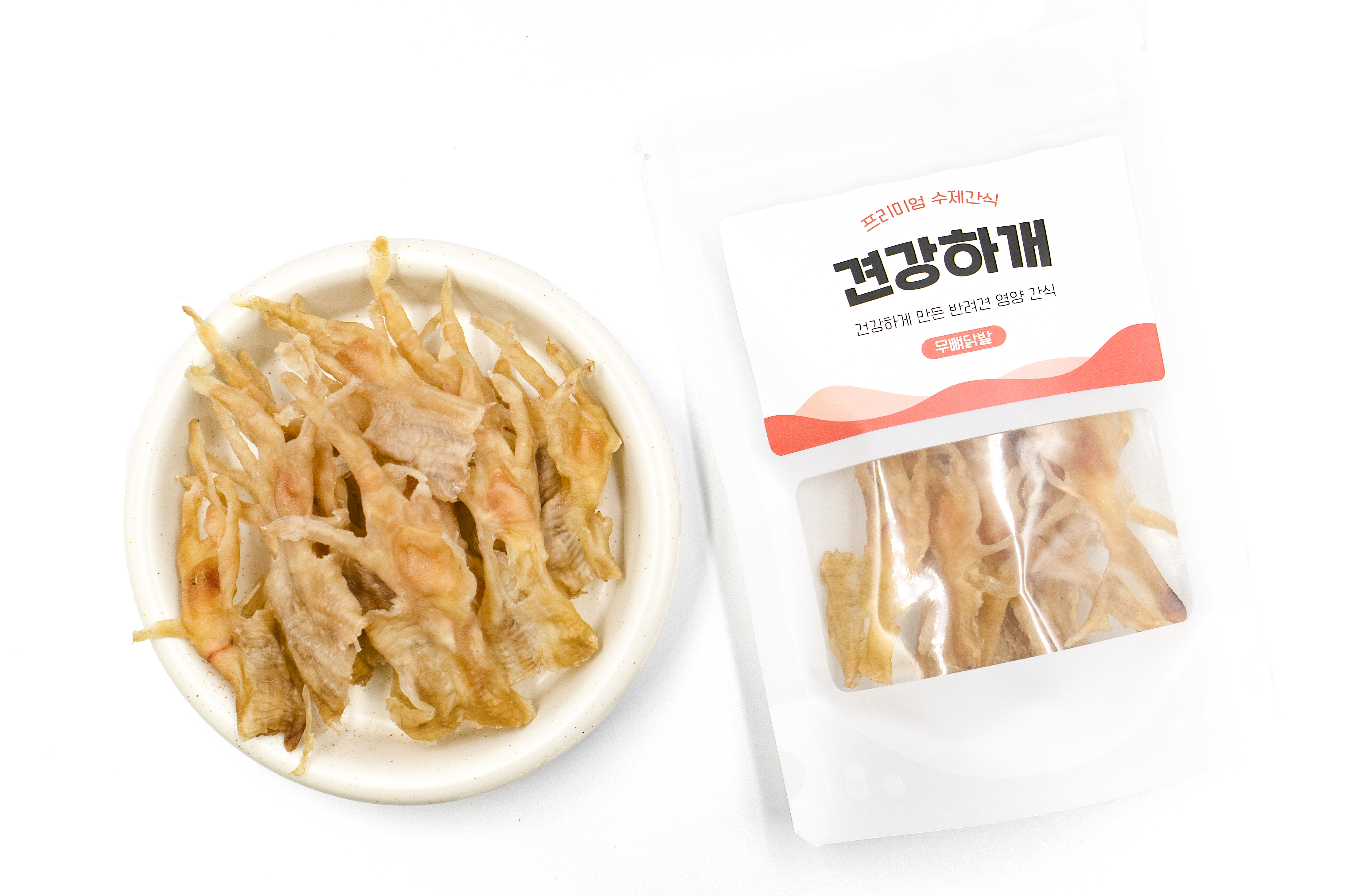 강아지 수제간식 국내산 무뼈닭발 40g - 상품 이미지