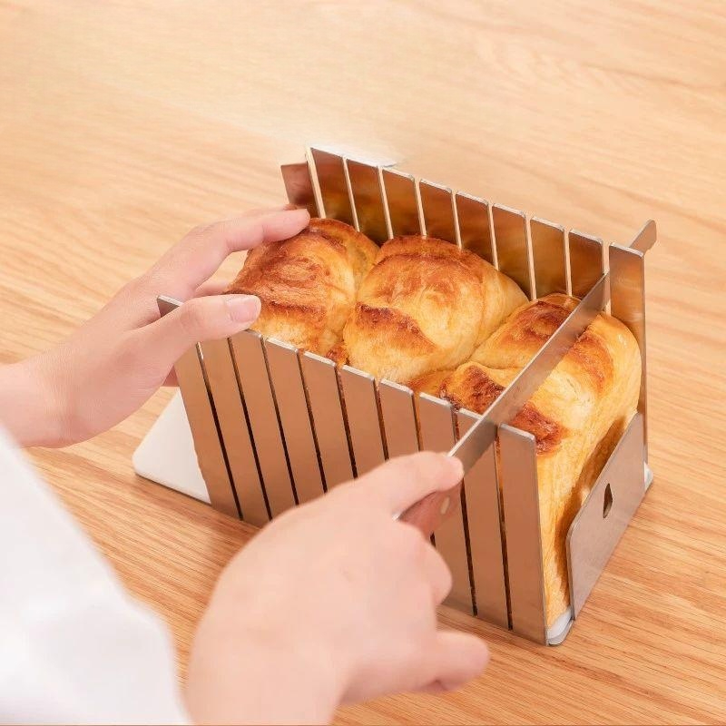 식빵 커터기 슬라이서 토스트 컷팅기 절단기 두께 슬라이스 빵집 커팅 유정 케이크 - 상품 이미지