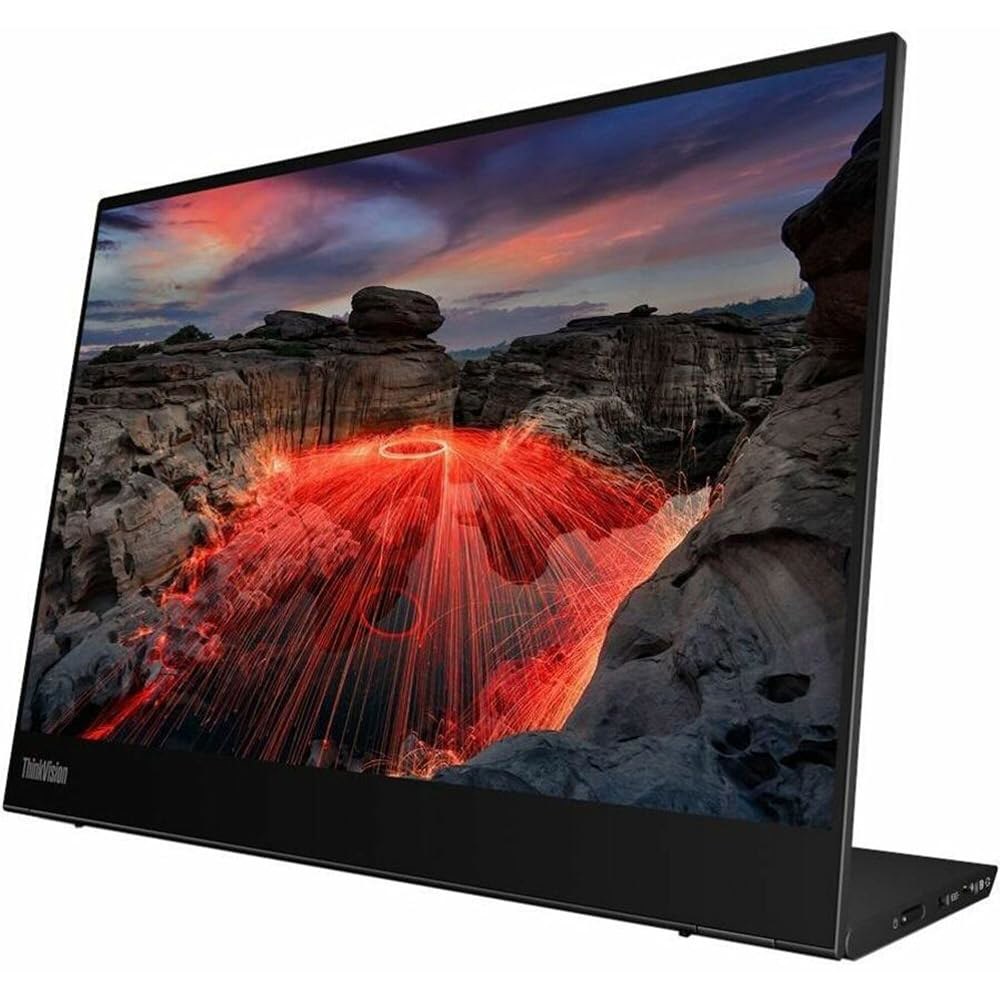 레노버 씽크비전 M14t 14인치 클래스 LED 터치스크린 모니터 - 16 10-6ms 시청 가능 정전식 10포인트 멀티터치스크린 2240 x 1400 풀 HD 평면 내 스위칭(I