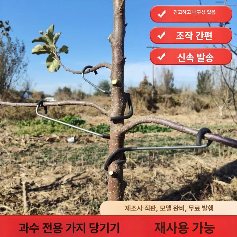 과수원 고정클립 풀백 가지유인 나뭇가지 식물 지주대 지지대 고정기구 유인추 원예용 - 상세 이미지 5